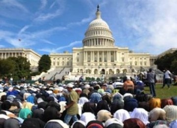 muslim amerika shalat berjamaah di capitol hill